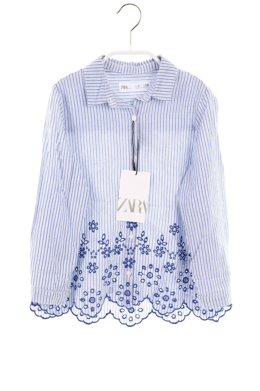 ZARA - Bluse mit Stickereien - 116