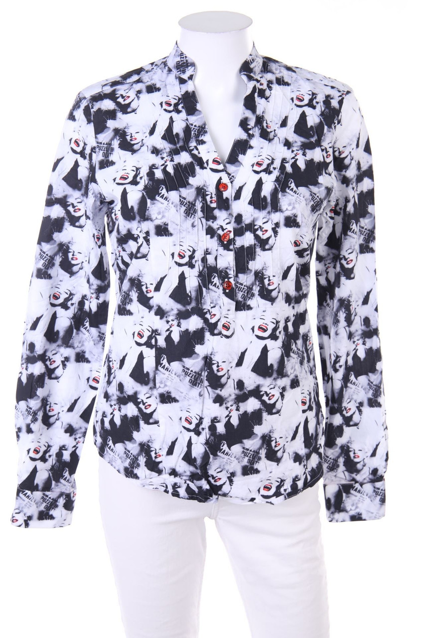 SECONDHAND - Tunika-Bluse mit Biesen - M