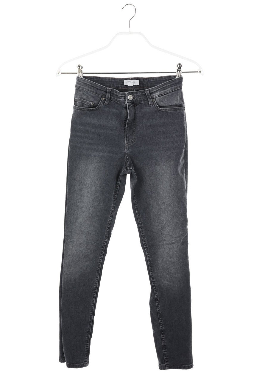 H&M - Basic-Used Look Skinny-Jeans - D 30