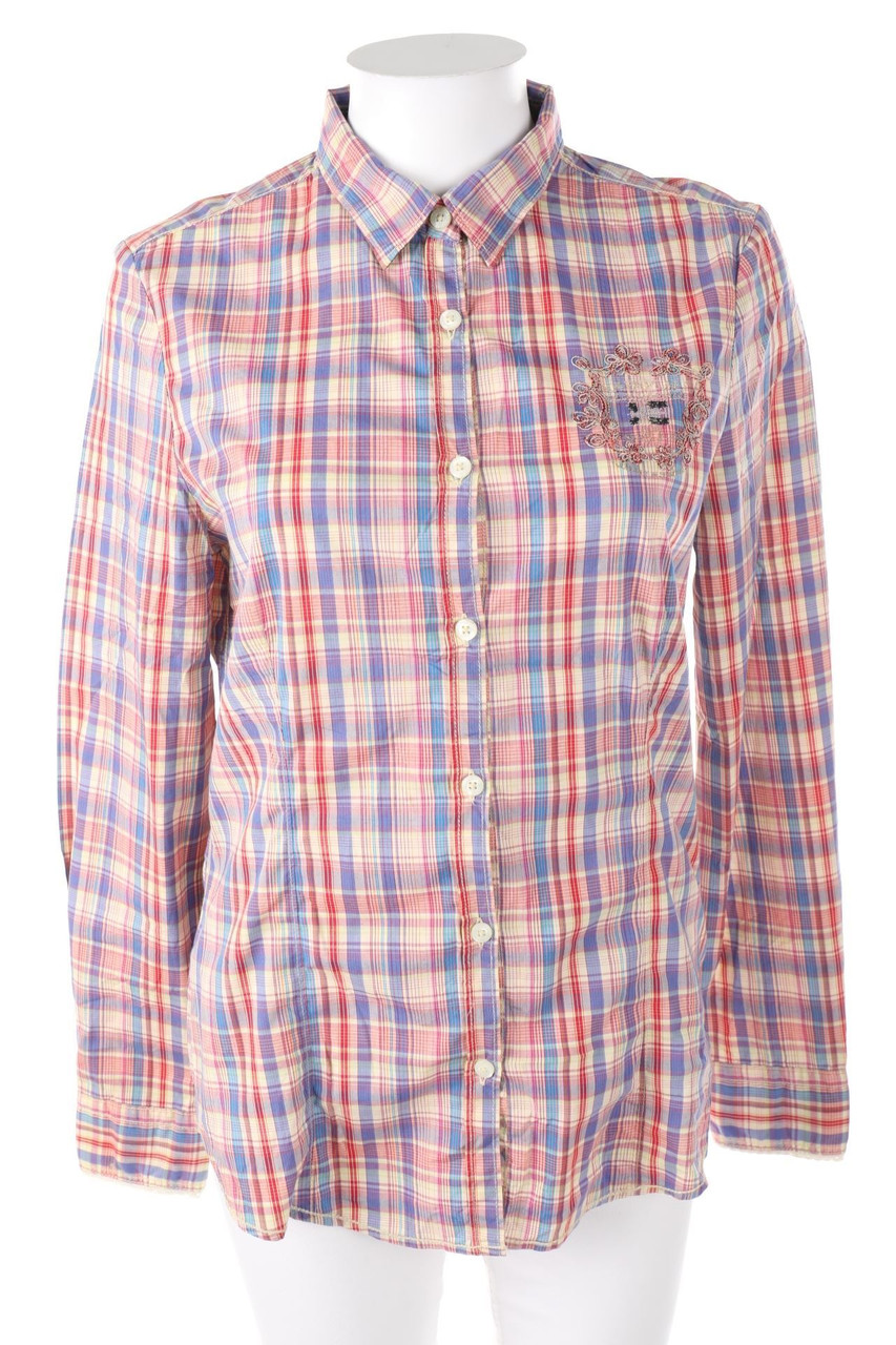 Napapijri - Hemd-Bluse mit Stickereien - M