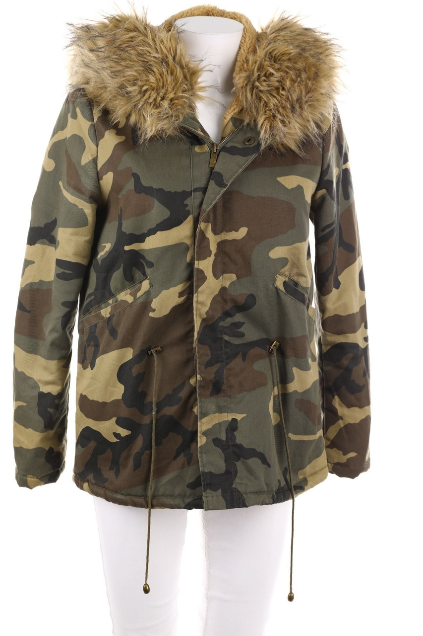k.zeLL - Parka mit Camouflage-Print - D 38