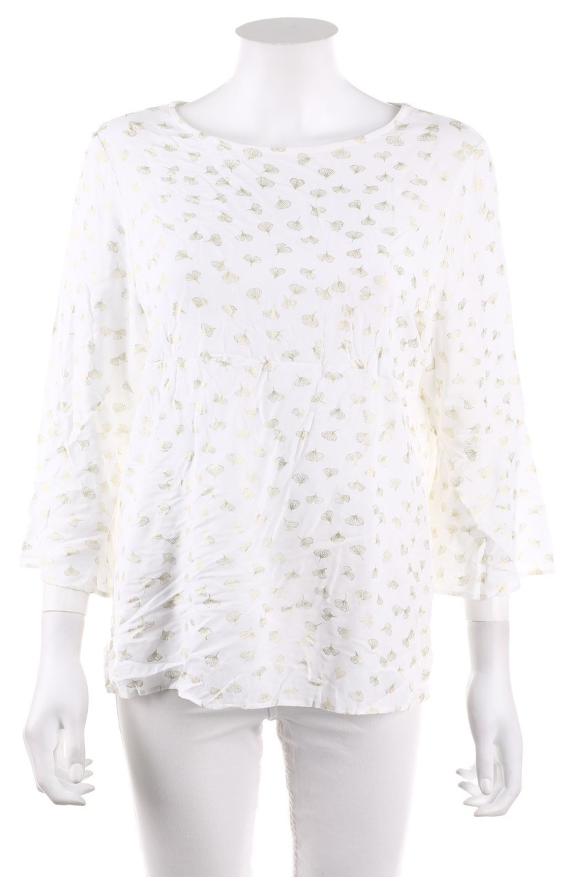 Street One - Tunika-Bluse aus Viskose-Mix mit Batwing-Ärmeln mit Glitzer - D 40