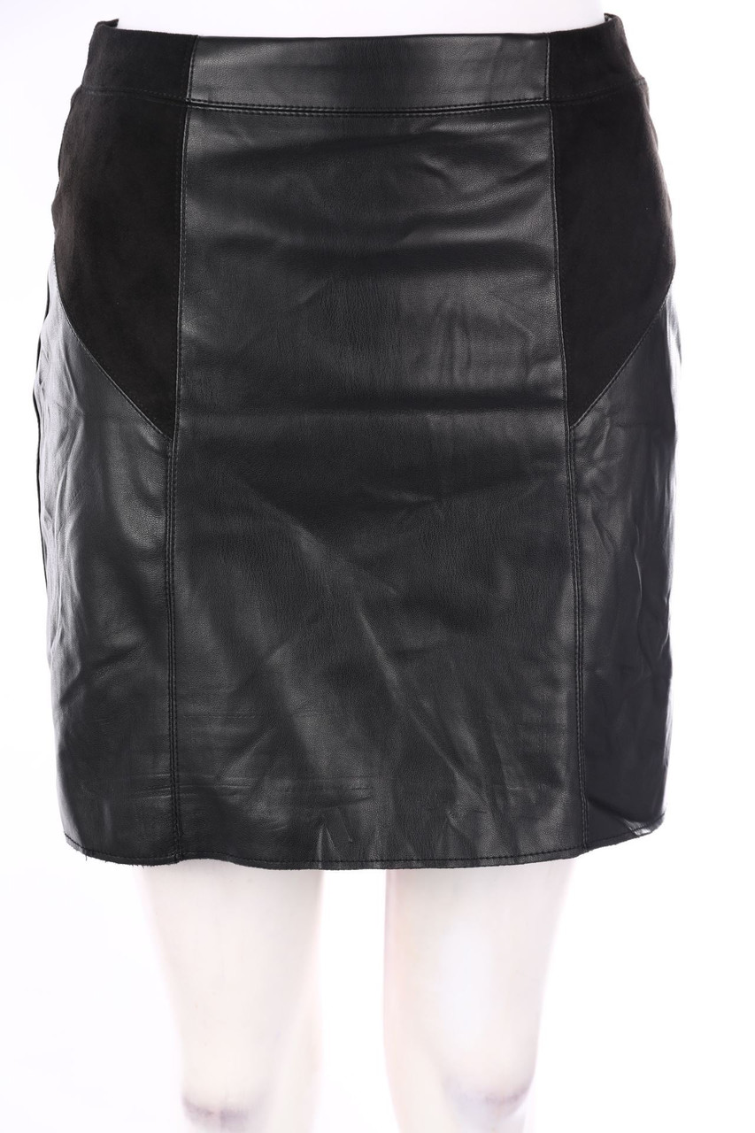 NAF NAF - Faux Leather-Mini-Rock - D 32