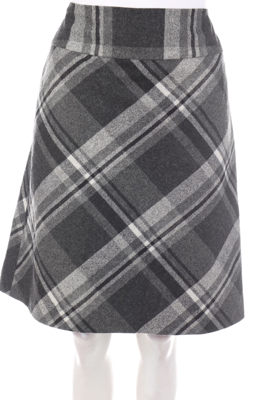 GERRY WEBER - Karo-Rock aus Woll-Mix - D 38