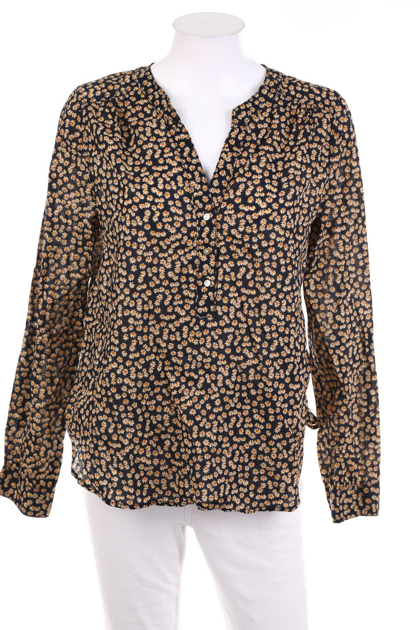 Yessica by C&A - Vokuhila-Tunika-Bluse mit Blumen-Print - D 38