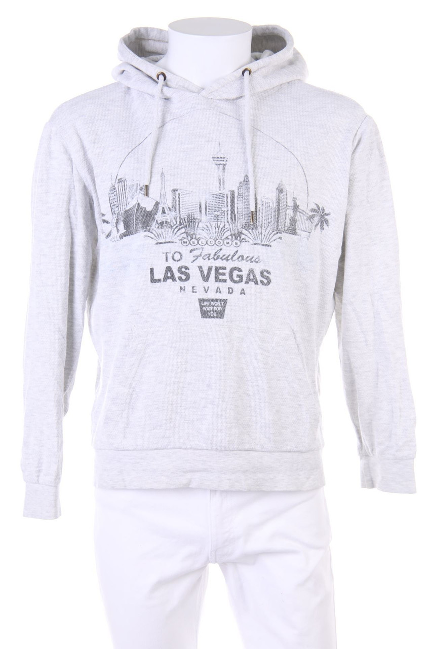 Bershka - Kapuzen-Pullover mit Print - XS
