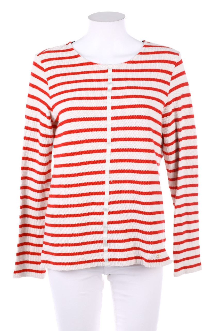 BRAX - Longsleeve-Shirt mit Streifen - D 38