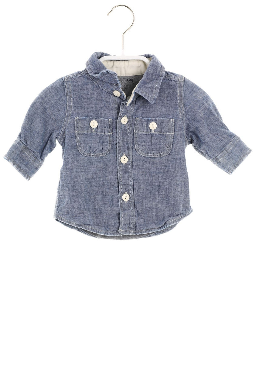 baby GAP - Hemd in Denim-Optik - 62
