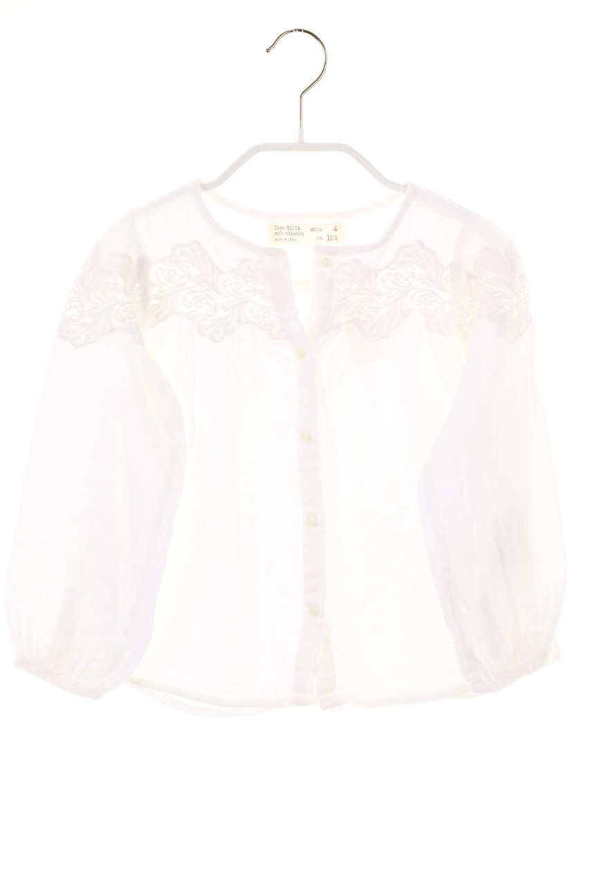 Zara Girls - Boho-Bluse mit Spitzen-Einsatz - 104