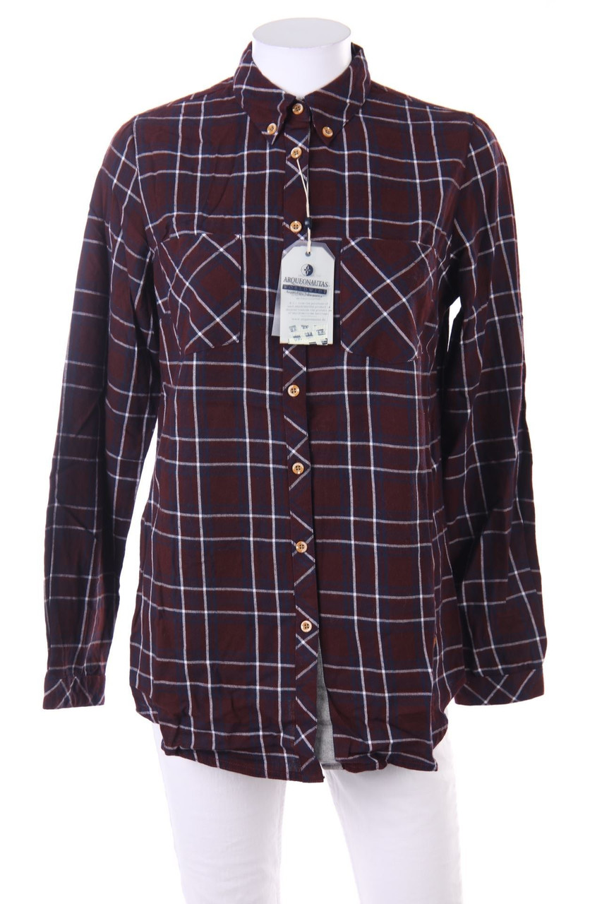 ARQUEONAUTAS - Hemd-Bluse mit Karo-Muster - M