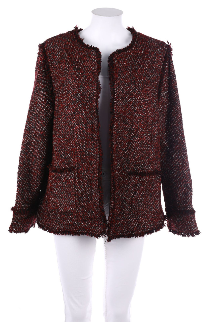 bruno banani. - Jacke mit aufgesetzten Taschen mit Fransen mit Logo-Plakette - D 48