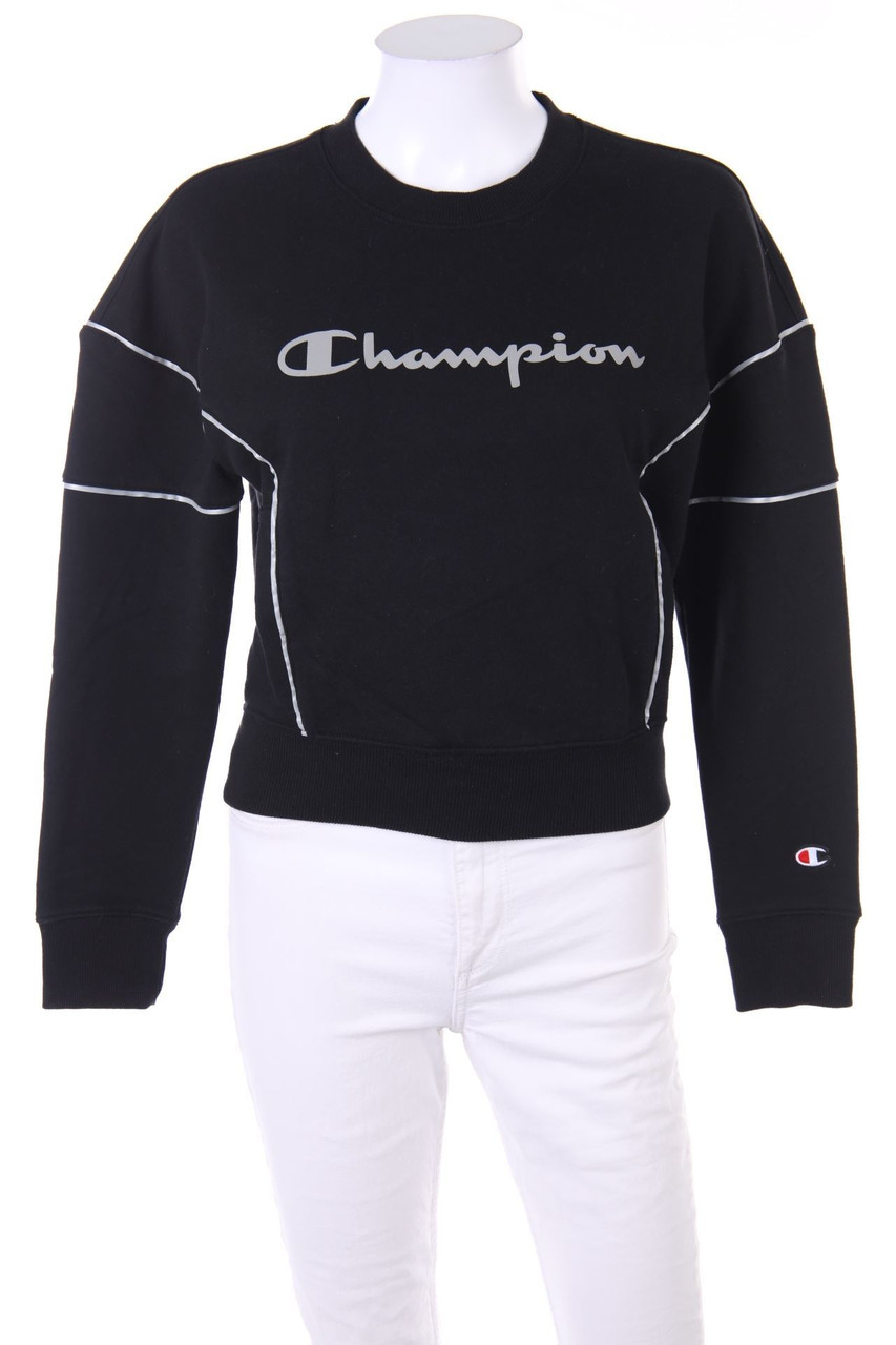 Champion - Strick-Pullover mit Logo-Print - XS