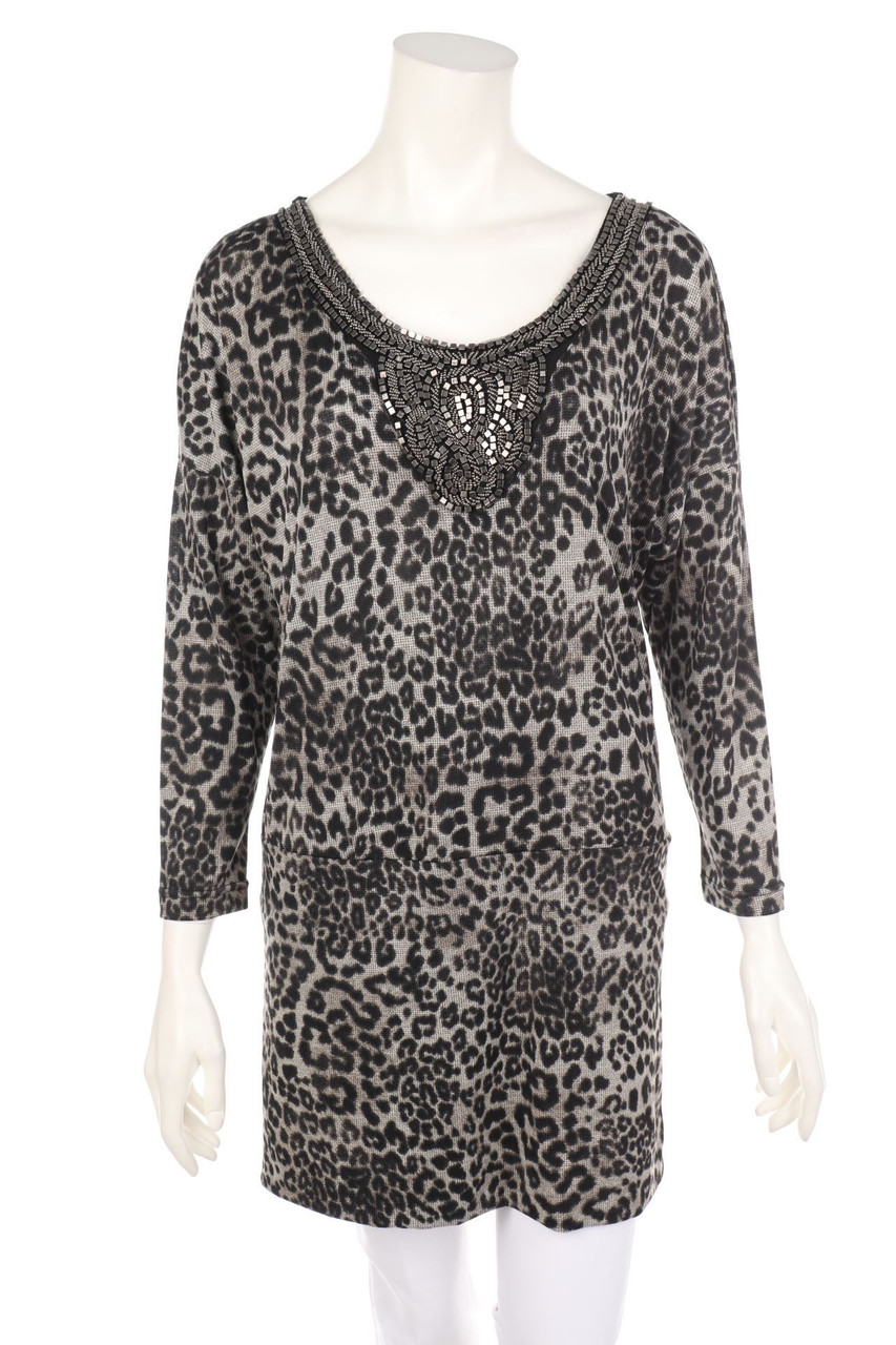 Jeff Gallano - Batwing-Shirt mit Perlen - D 36