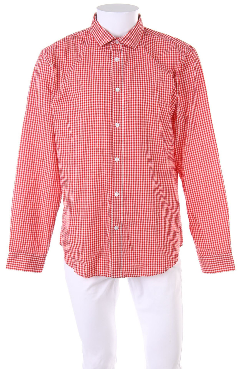 SMOG - kariertes Hemd aus Baumwoll-Mix - L