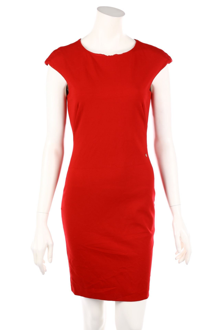 AJ ARMANI JEANS - Etui-Kleid aus Jersey mit Logo-Plakette - D 34