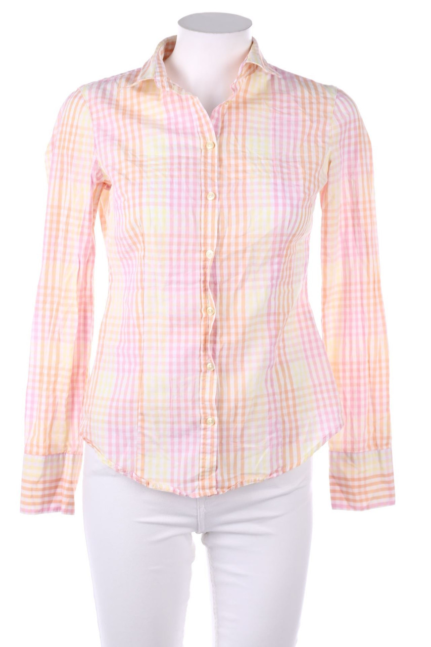 UNITED COLORS OF BENETTON - Hemd-Bluse mit Karo-Muster - D 34-36