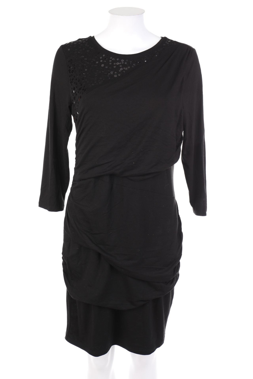 MEXX - Stretch-Abendkleid mit Pailletten - L