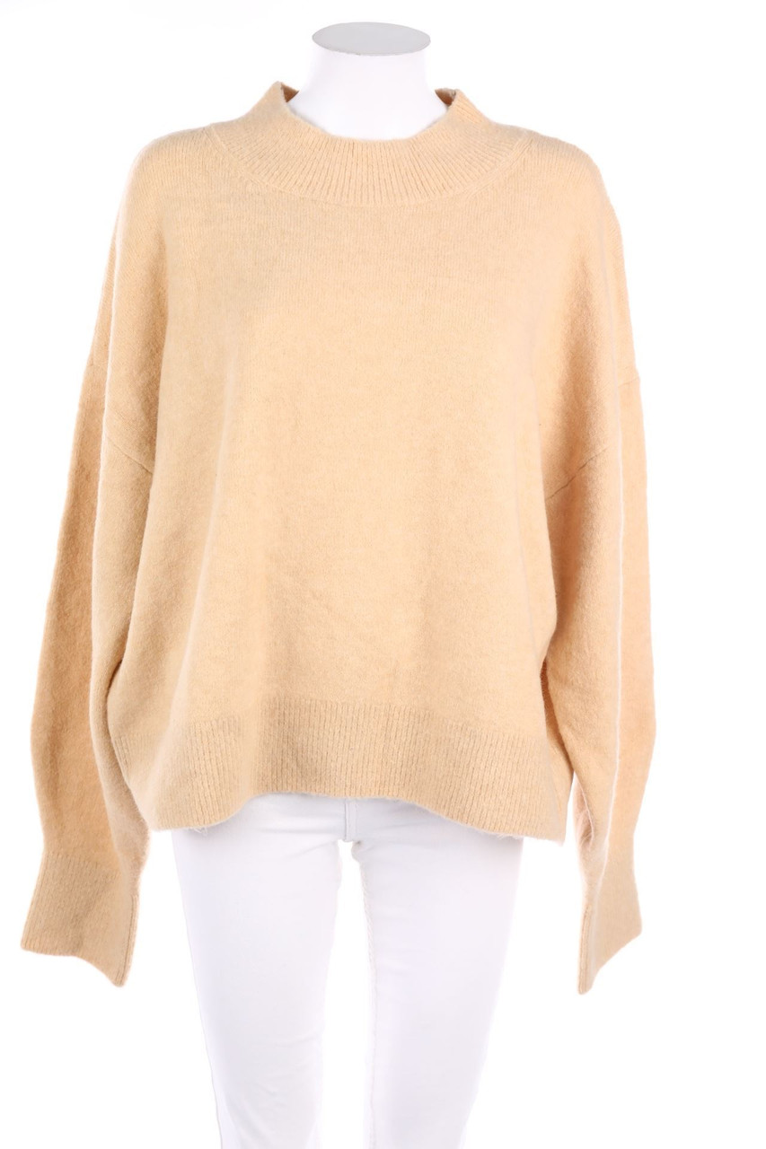 Woolen BLoom - Oversize-Strick-Pullover mit Wolle - XXL