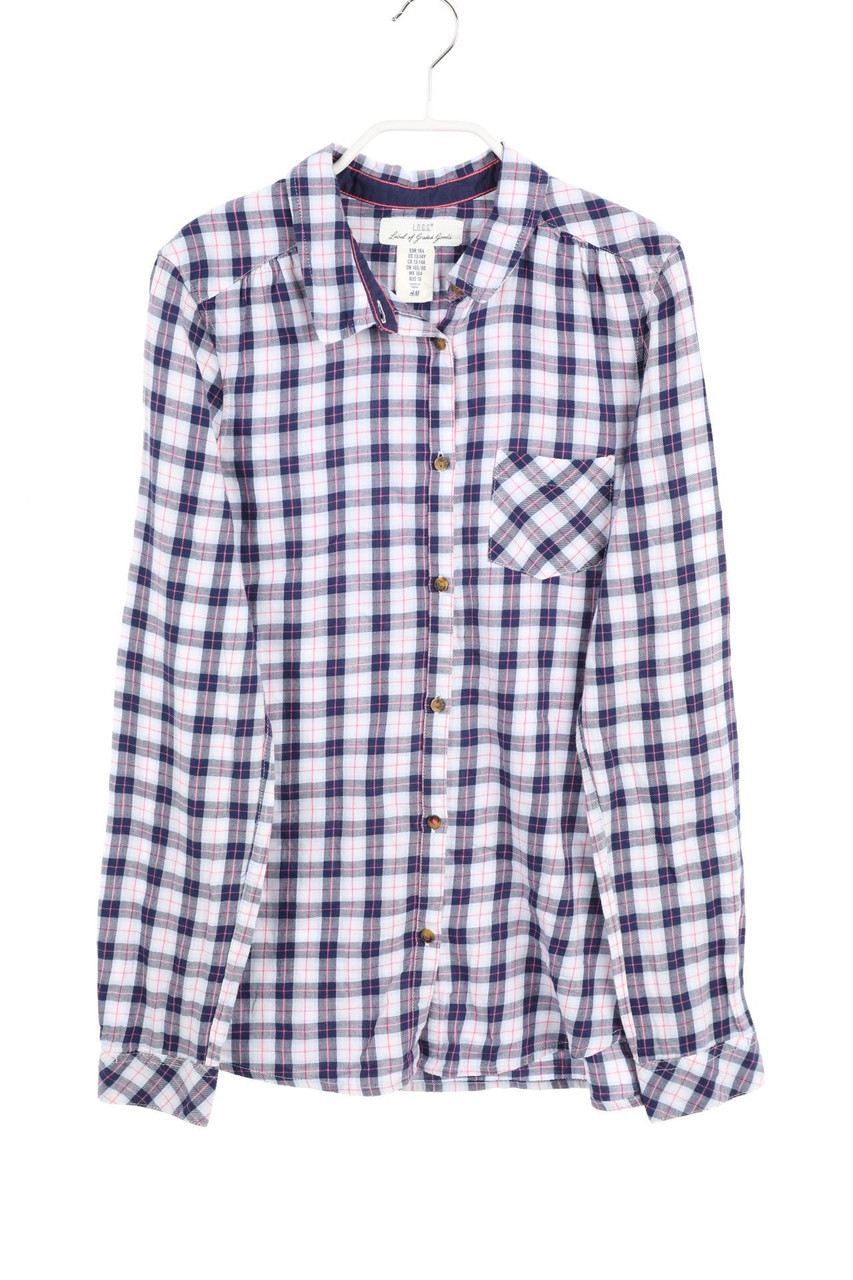 H&M LOGG - Karo-Bluse - 164