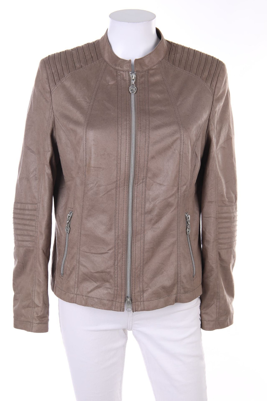 LEBEK - Kunstlederjacke im Biker-Stil - D 38