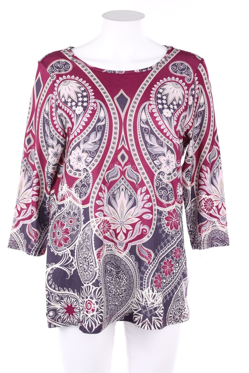 Dress In - Longsleeve-Shirt mit Paisley-Print - D 42