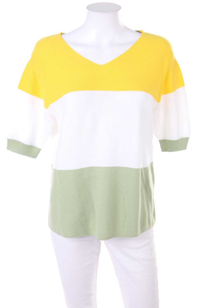 Street One - Streifen-Strick-Pullover - D 40