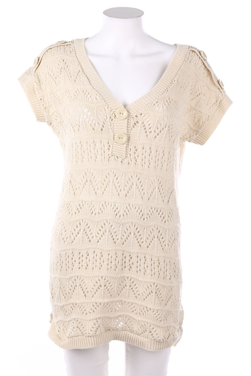 GINA BENOTTI - Cropped-Shirt mit Knöpfen - S