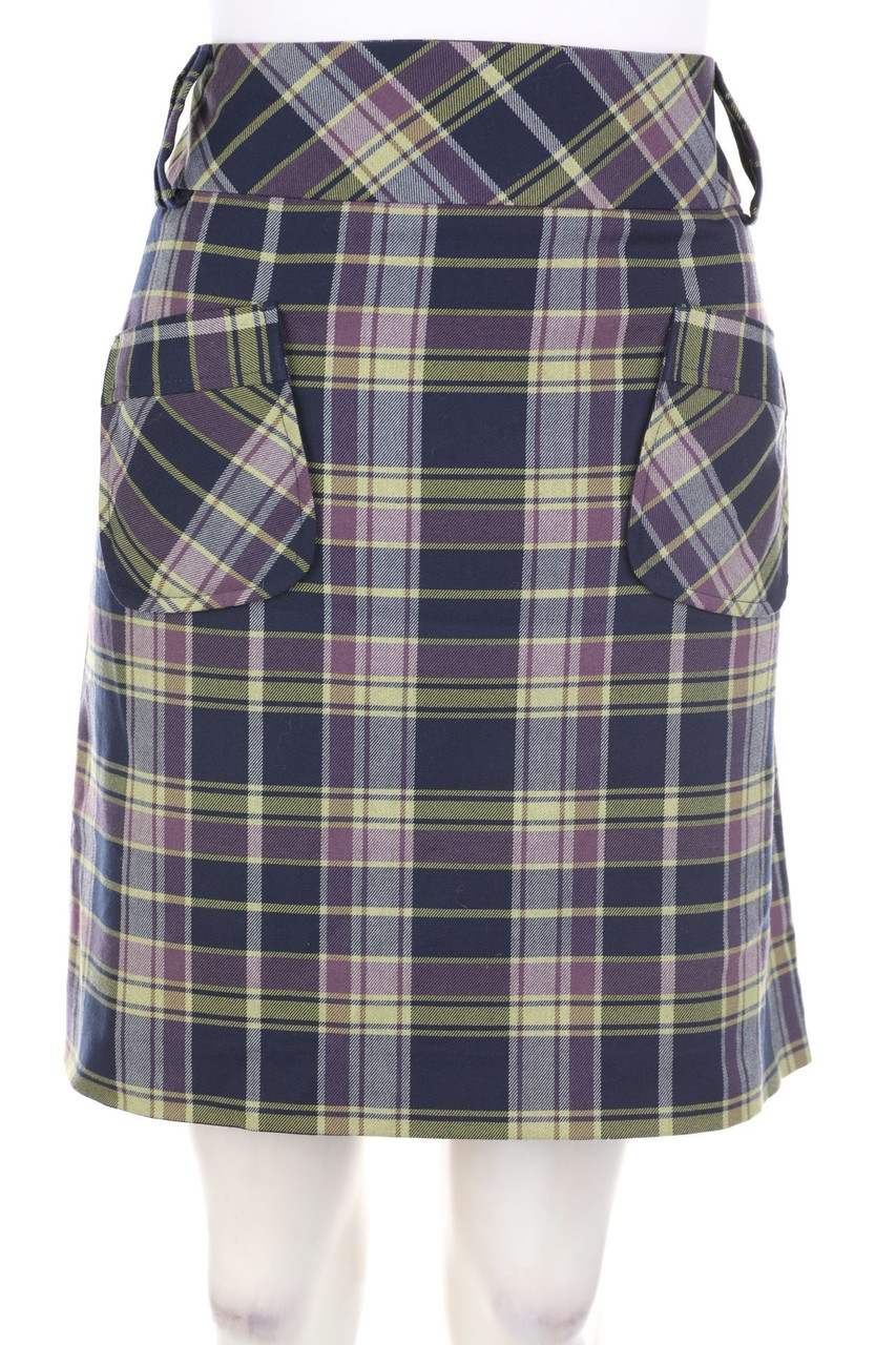 comma - Rock mit Tartan-Muster - D 40