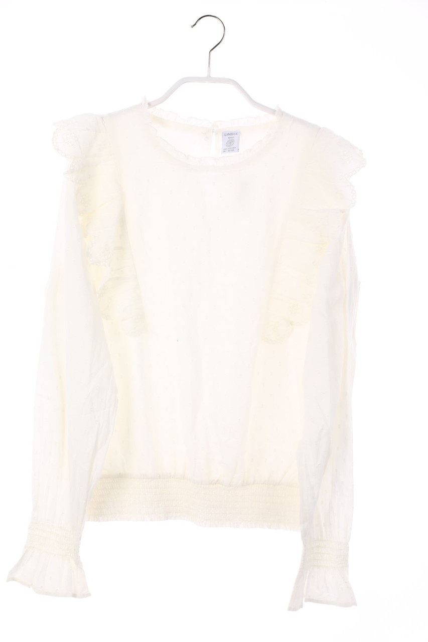 LINDEX - Volants-Bluse mit Smok-Details - 158