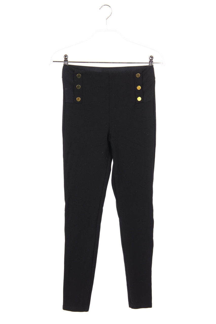 ZARA - Treggings mit Schmuck-Knöpfen - S