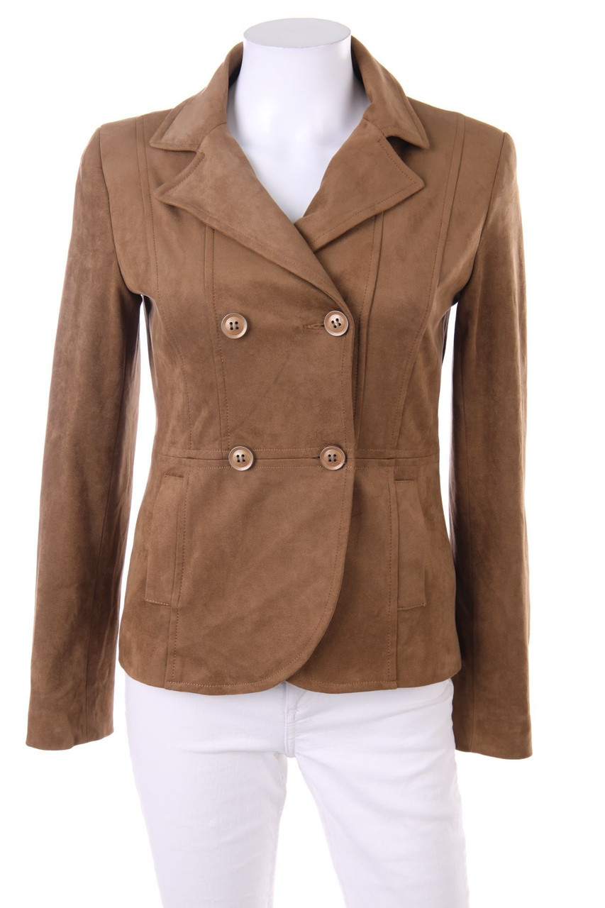 Carnaby - Zweireiher-Kunstlederjacke - D 36