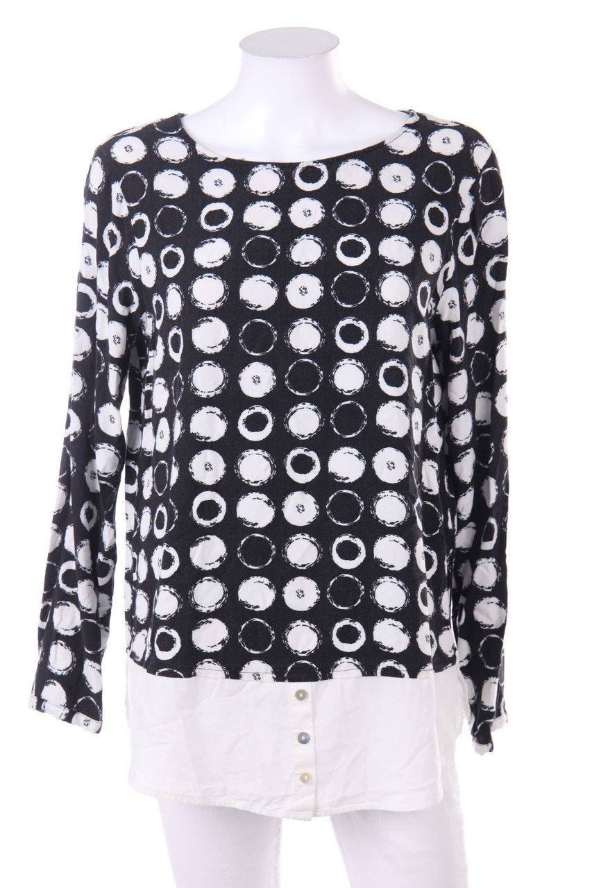 KENNY S. - Print-Bluse im Layer Look - D 38