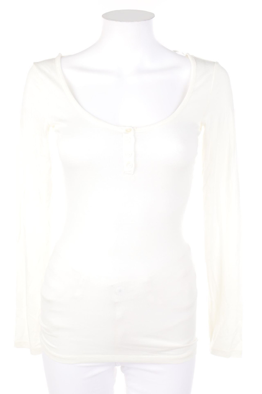 Bershka - Spitzen-Longsleeve-Shirt - S