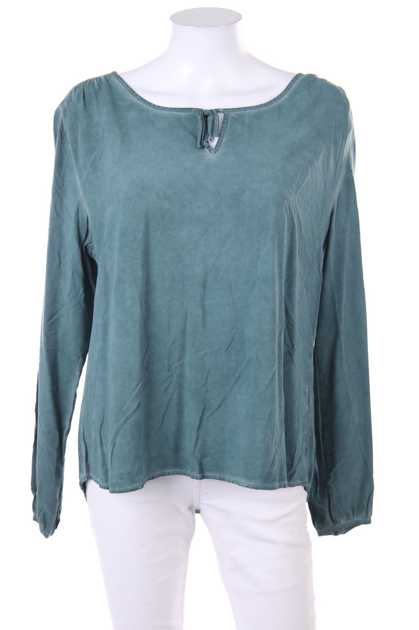 TAIFUN - Bluse aus Viskose mit Keyhole - D 44