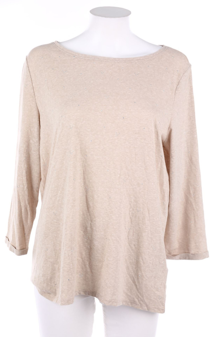 CECIL - 3/4-Arm-Shirt mit Strass-Steinen - M