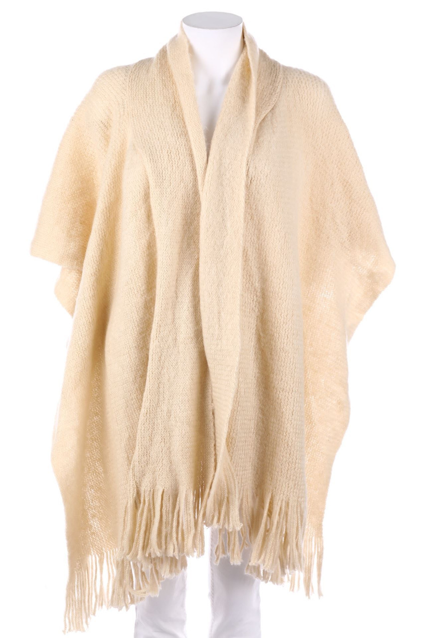 maddison - Poncho mit Fransen - ONE SIZE