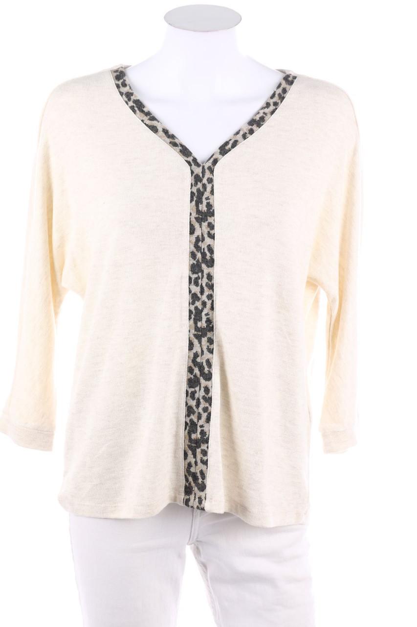 Street One - Batwing-Pullover mit Animal-Print - D 36