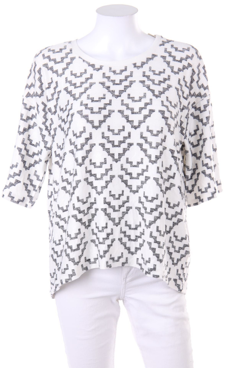 BROADWAY - Kurzarm-Shirt mit geometrischem Muster - M