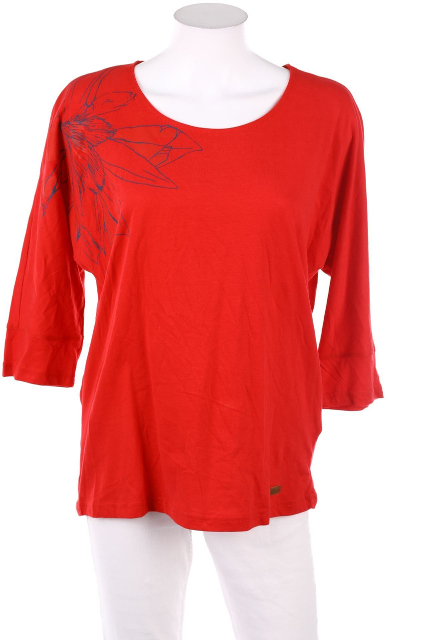 Soquesto - Shirt mit Logo-Plakette - M