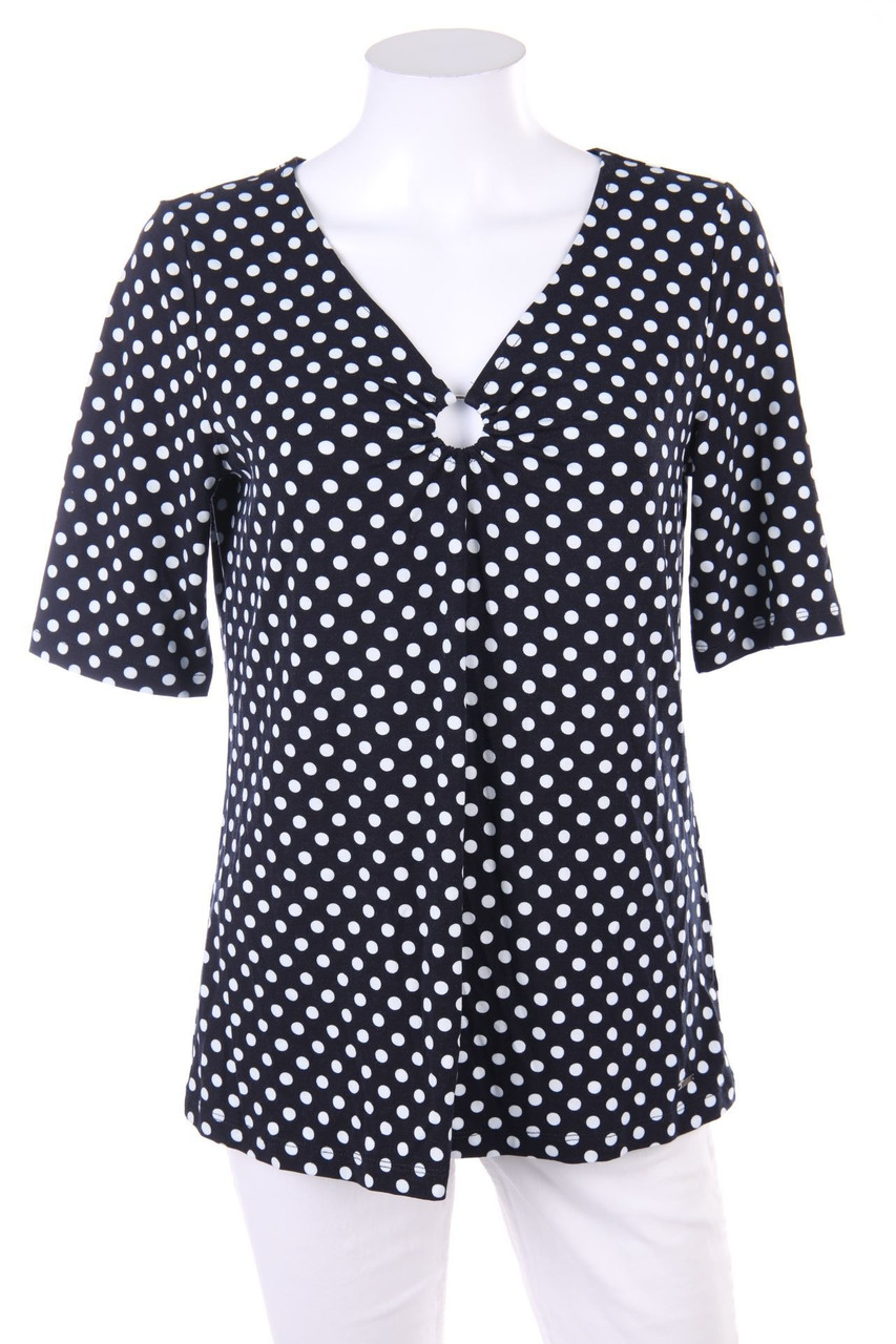 TAIFUN - Shirt mit Polka Dots - D 38