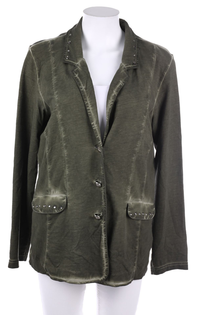 Alessa W. collection - Jersey-Blazer mit Schmuckstein-Applikation - D 40