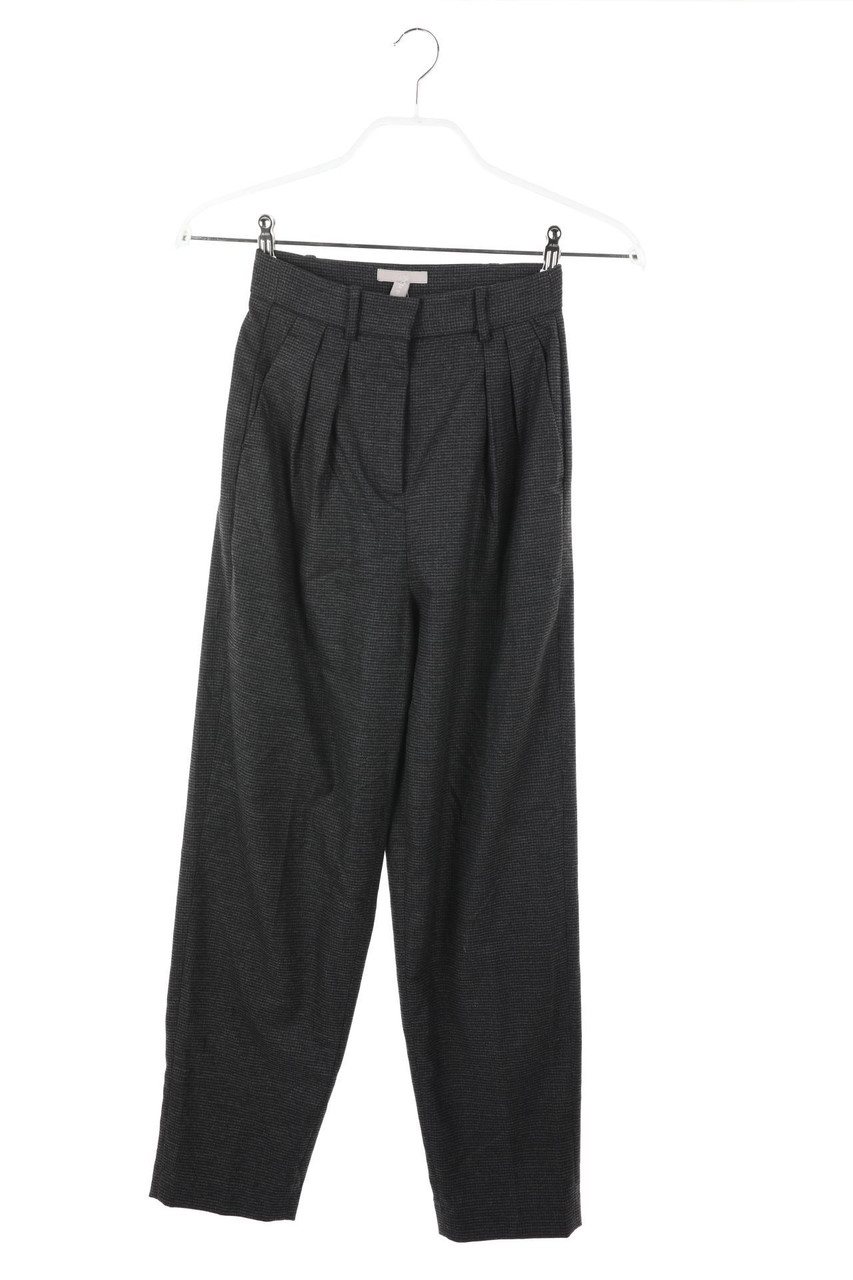 H&M - Bundfaltenhose mit Karo-Muster - D 32