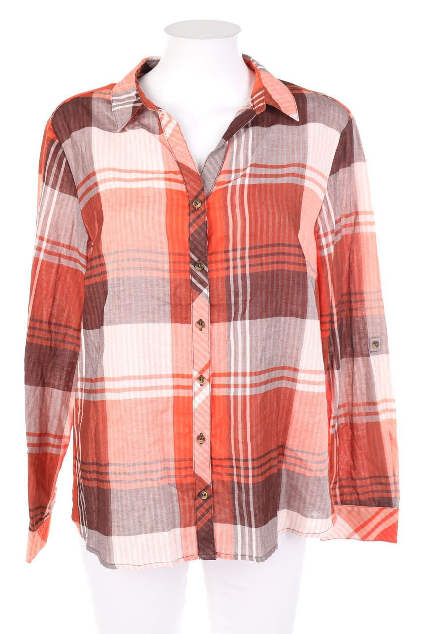 CECIL - Bluse mit Karo-Muster - L