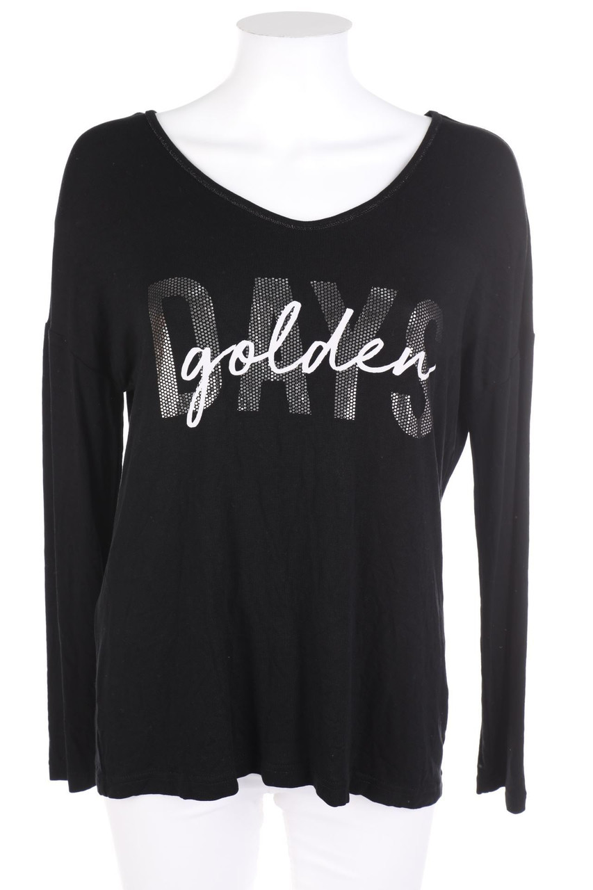 Street One - Print-Longsleeve-Shirt mit überschnittener Schulter - D 36