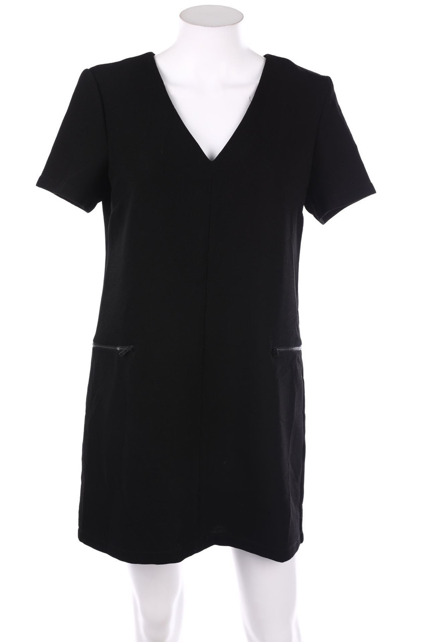 TOPSHOP - Kurzarm-Shirt mit Zipper - D 38