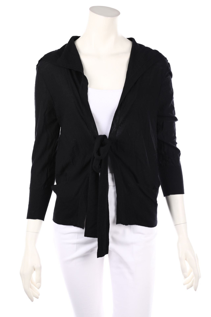 SONIA RYKIEL - Schurwoll-Cardigan zum Knoten - D 38