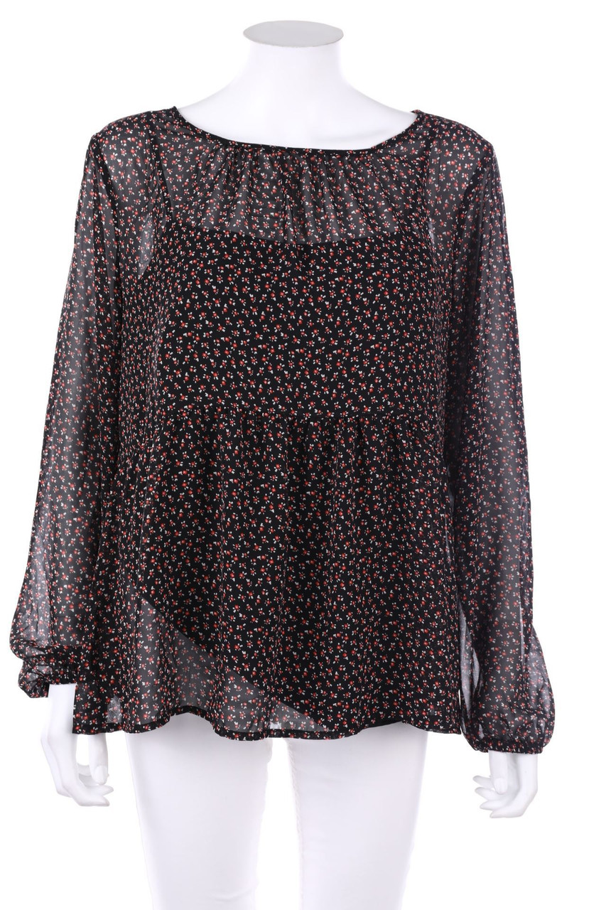 ESPRIT de corp - Tunika-Bluse mit Geo-Print - L