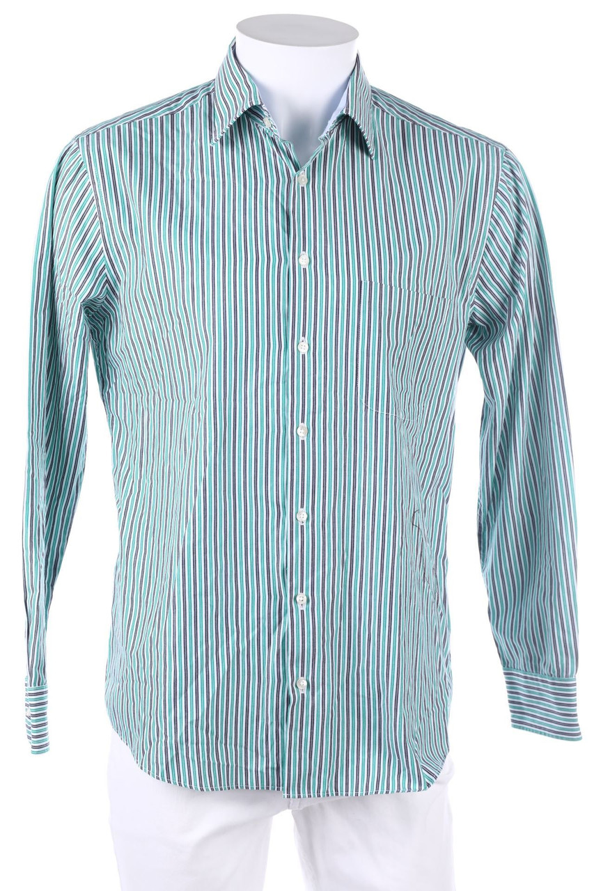 MONTEGO - gestreiftes Hemd mit aufgesetzten Taschen - 39