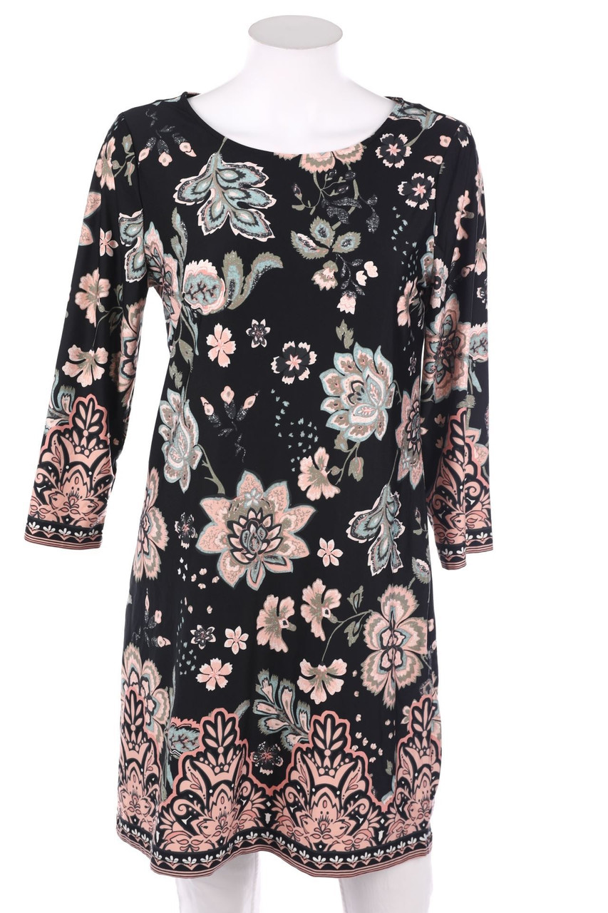 Happy Holly - Shift-Kleid mit Blumen-Print - D 36-38