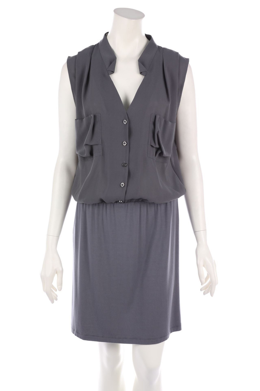 MAX&Co. - Kleid mit aufgesetzten Taschen - L